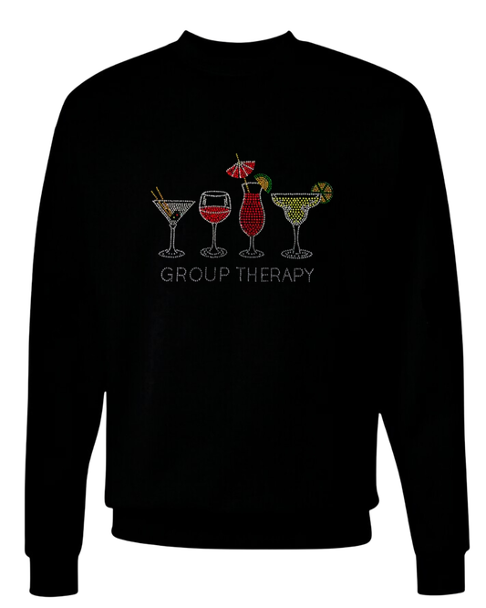 Group Therapy Rhinestone Sweatshirt
