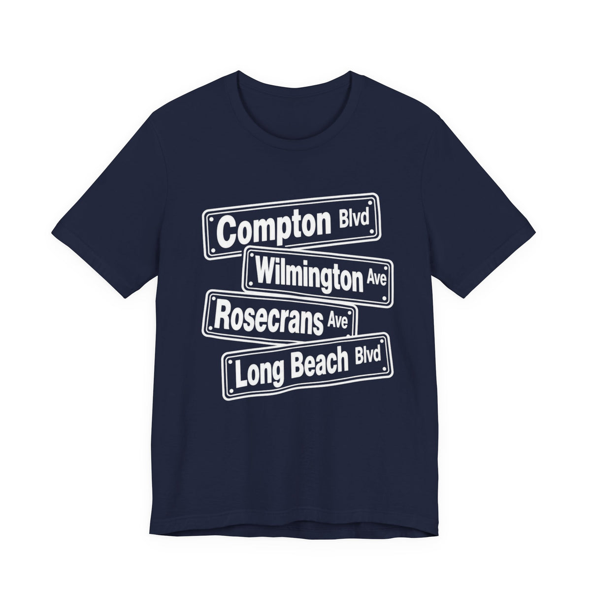 Compton Streets Unisex Jersey Short Sleeve Tee