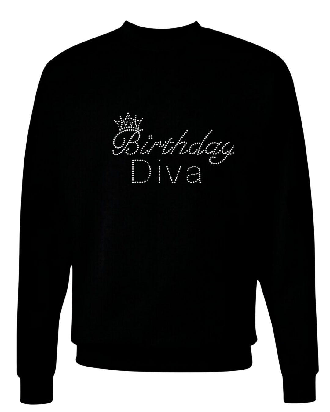 Birthday Diva Bling Rhinestone Sweatshirt