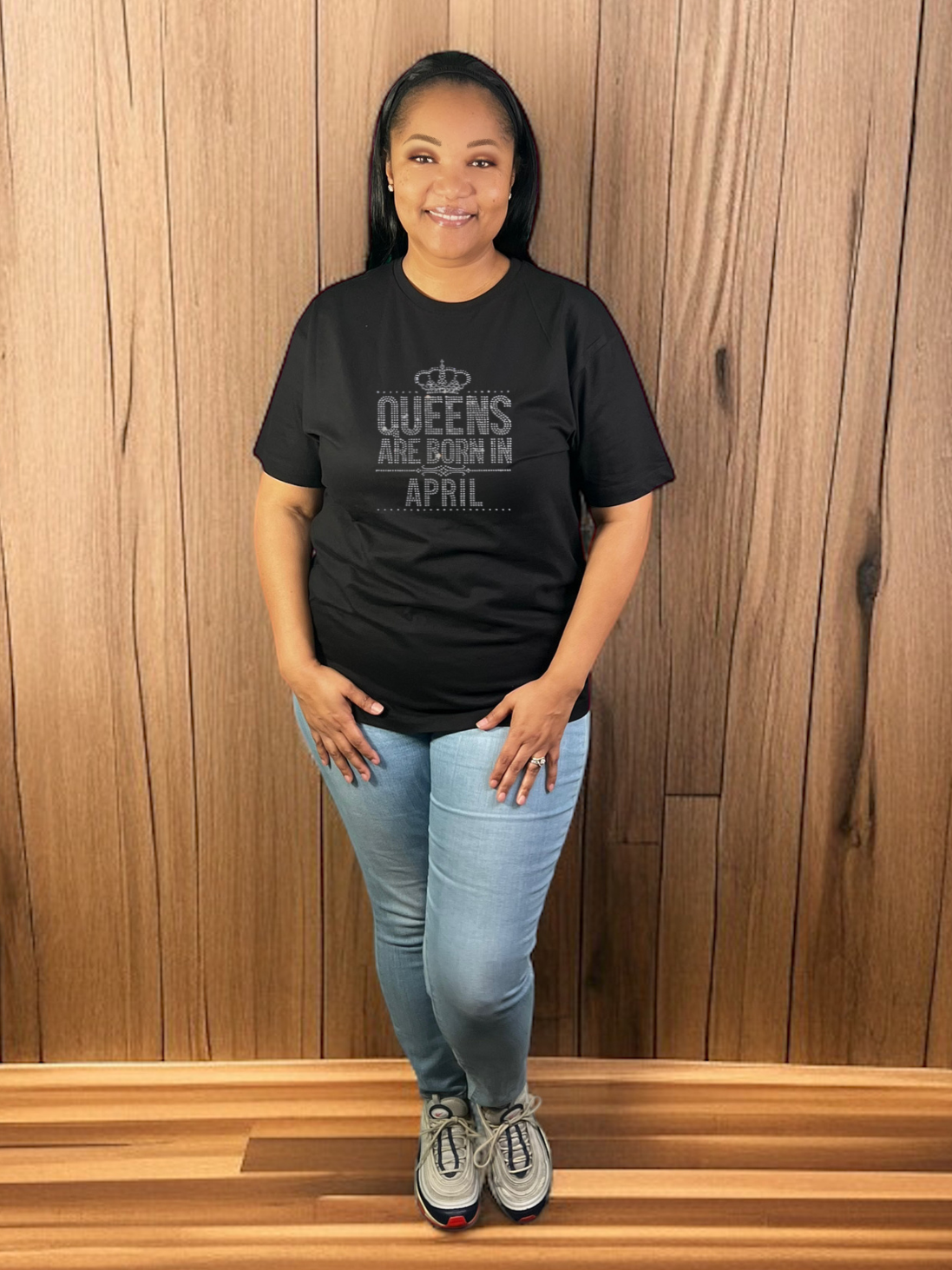 Queens Are Born In Bling T-Shirt