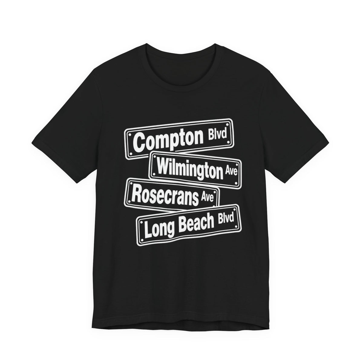 Compton Streets Unisex Jersey Short Sleeve Tee