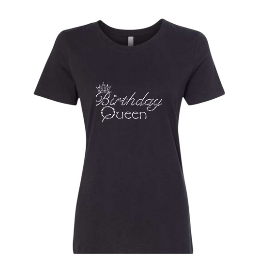Birthday Queen Bling T-Shirt