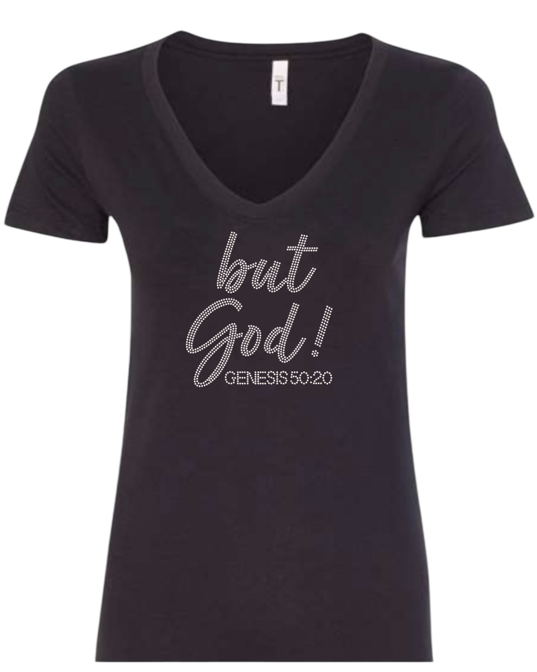 But God! Rhinestone T-Shirt