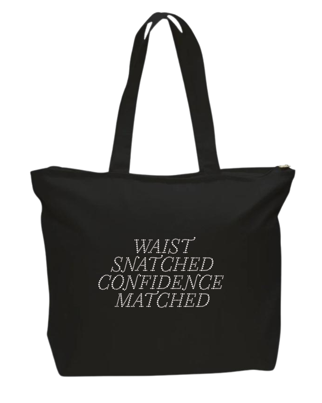 Waist Snatched Confidence Matched Rhinestone T-shirt