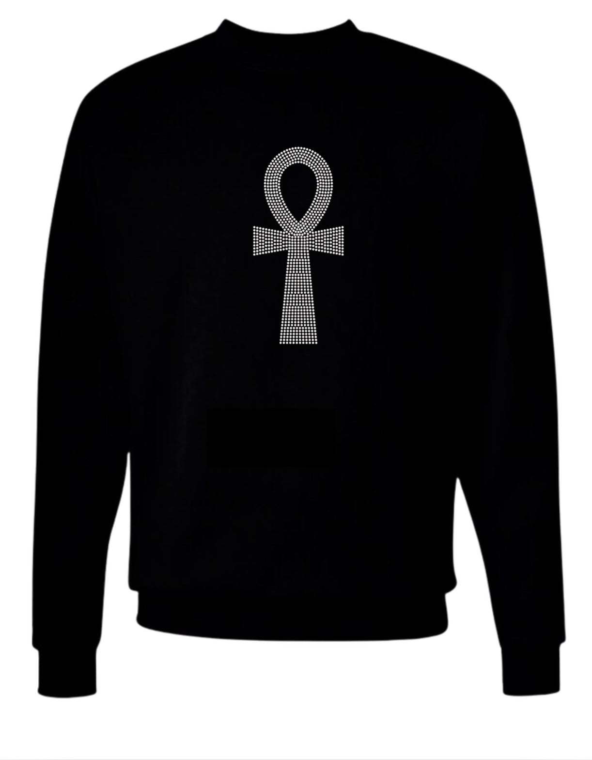 Egyptian Ankh Rhinestone Sweatshirt